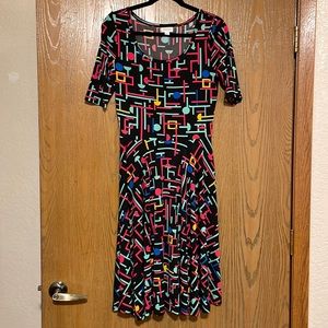 LuLaRoe Medium Nicole Dress